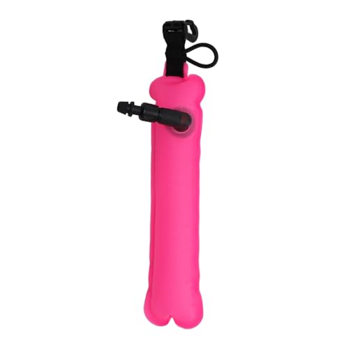 PerGar Tauchboje, Mini-Tauchboje, Tragbares Tauchschwimmer mit Integriertem Ventil, Schnorchel-Markierungsboje für Wasseraktivitäten (Rosa) von PerGar
