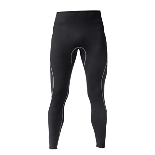 perfeclan Herren Badehose 1.5mm Neopren Hosen Lange Schwimmhose zum Tauchen Schwimmen Surfen, M von Perfeclan