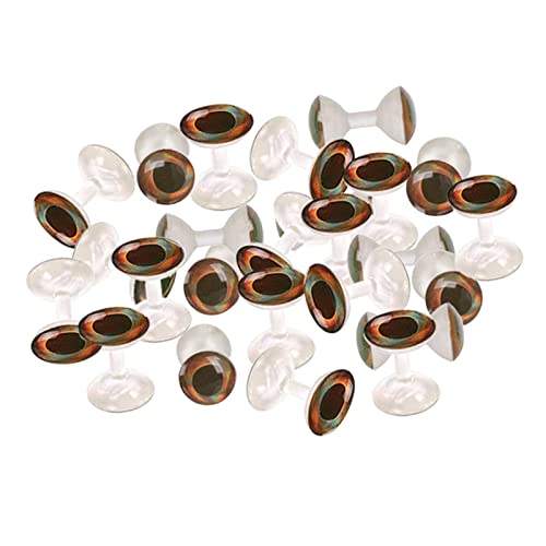 Perfeclan 25 Fliegenbinden, Fliegenbinden Fliegenbinden Material Realistisches Fliegenbinden Hantel Legierung Fliegenbinden Perlen zum Basteln, 8mm von Perfeclan