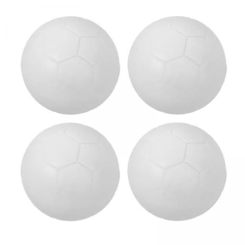Perfeclan 3X 4 X Leichte Tischfußballbälle, Größe 36 Mm, Weiß von Perfeclan