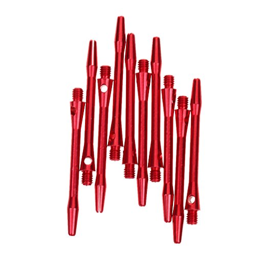 Perfeclan Alumium Darts Shafts Dartschäfte Darts Stem 53mm, Rot von Perfeclan
