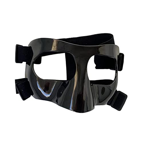 Perfeclan Basketballmaske Gesichtsmaske Gesichtsschutzmaske für Gebrochene Nase Gesicht Nasenschutz für Fußball von Perfeclan
