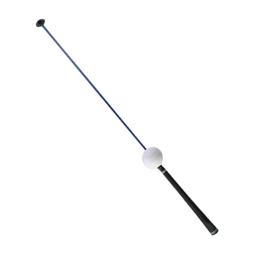 Perfeclan Golf Swing Trainer Golf Swing-Trainingshilfe Rutschfester Griff Leichter Ausrichtungsstab für Anfänger Golf Warm-up-Stick für das Gleichgewicht, Blau von Perfeclan