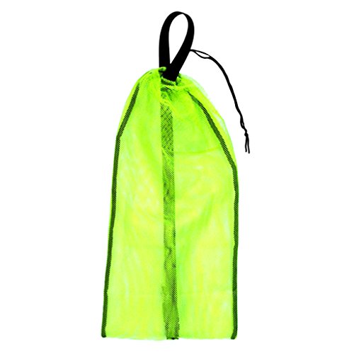Perfeclan Netzbeutel Netztasche für Tauchen, Schnorcheln, Schwimmen oder Sonstiges Wassersport, Gelb von Perfeclan