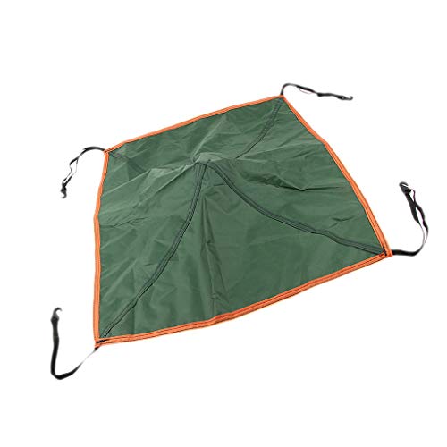 Perfeclan Zelt Sonnenschutz Regenschutz Zeltplane Abdeckplane für Campingzelt, Grün von Perfeclan