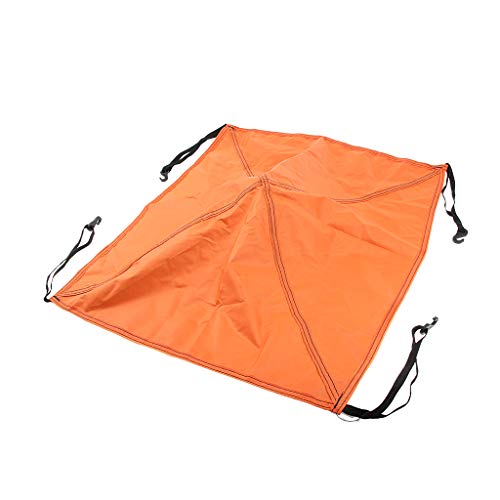 Perfeclan Zelt Sonnenschutz Regenschutz Zeltplane Abdeckplane für Campingzelt, Orange von Perfeclan