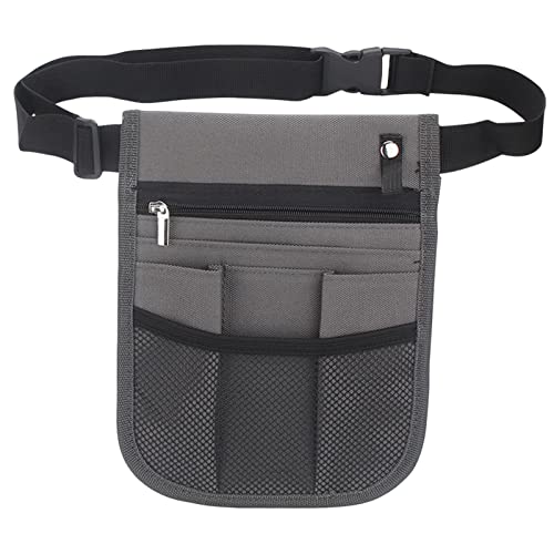 Perfeclan Krankenschwestertasche Bauchtasche, Werkzeuggürtel-Organizer für Krankenschwestern, mehrere, Aufbewahrungs, medizinischer Gürtel, GRAU von Perfeclan