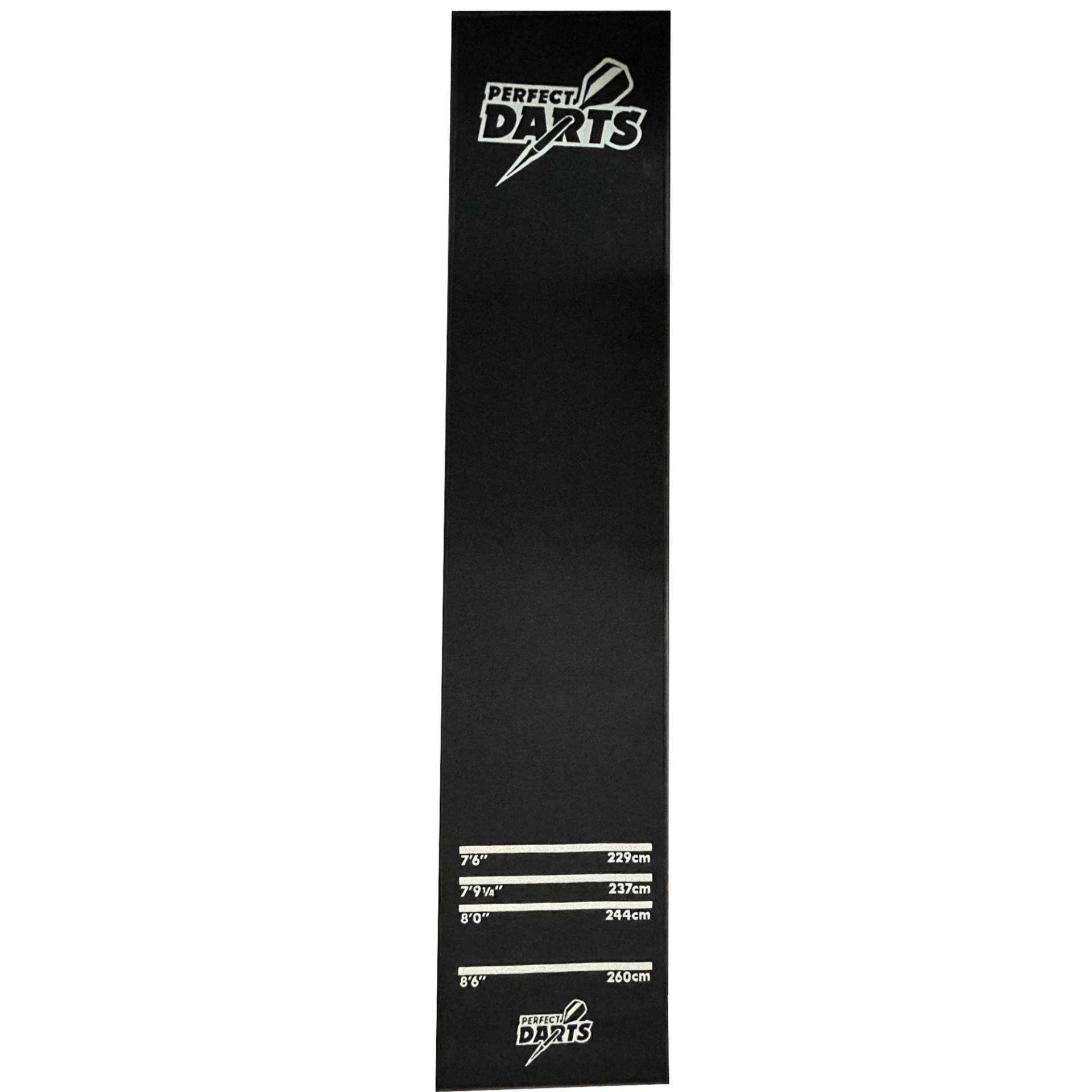 Darttepich für Steel- und Softdart, die schwarze Dartmatte für Dart von PerfectDarts