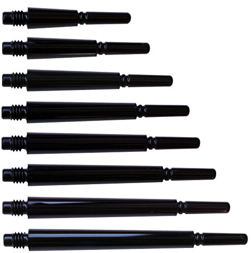 PerfectDarts 1 x Set Cosmo Dart Stems SHAFTS, NORMAL D-schwarz Locked Size 6 von PerfectDarts
