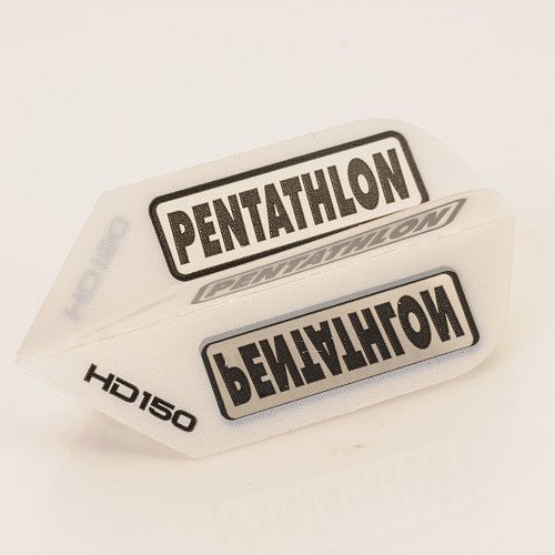 PerfectDarts 5 x Sets of Pentathlon wei§ Super Tough HD150 Dart Flights, Slim von PerfectDarts