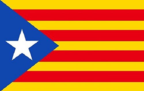 Flagge Katalonien Unabhängigkeit - Messungen 150 x 90 cm. - 100% Polyester von Perfectflags