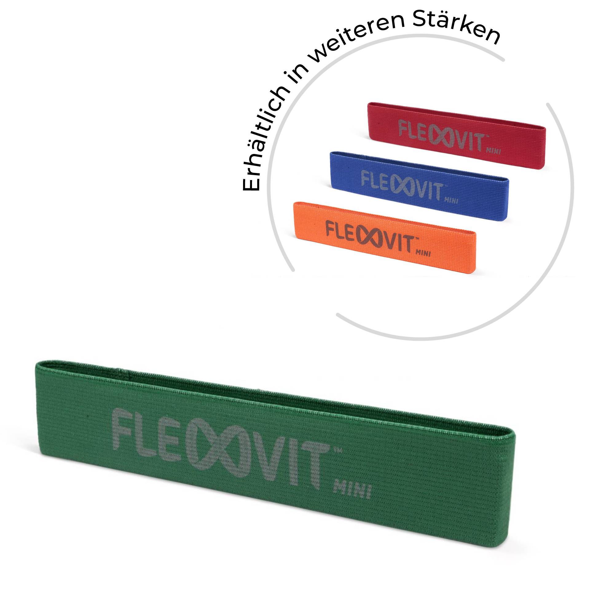 FLEXVIT Mini Band - athletic grün von Flexvit