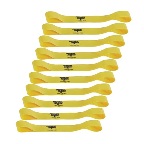PERFORMBETTER+ Minibands 10er Set, Vielseitige Fitnessbänder für effektives Ganzkörpertraining im Bereich Kraft und Ausdauer, Gelb, Leicht von PERFORMBETTER+