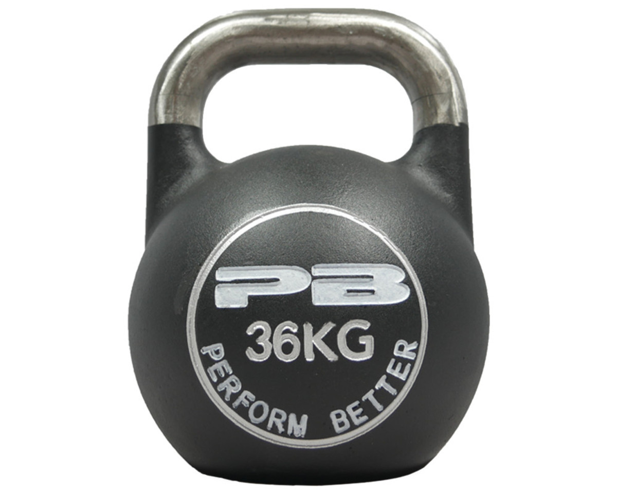 PB Competition Kettlebells - Schwarz/Grau 36 kg von Perform Better