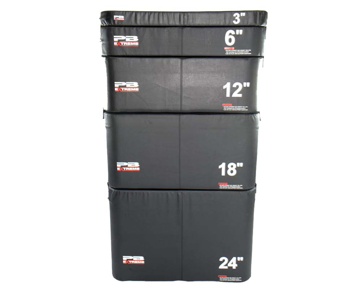 PB Extreme Soft Plyo Box schwarz - 60 cm - einzeln von Perform Better
