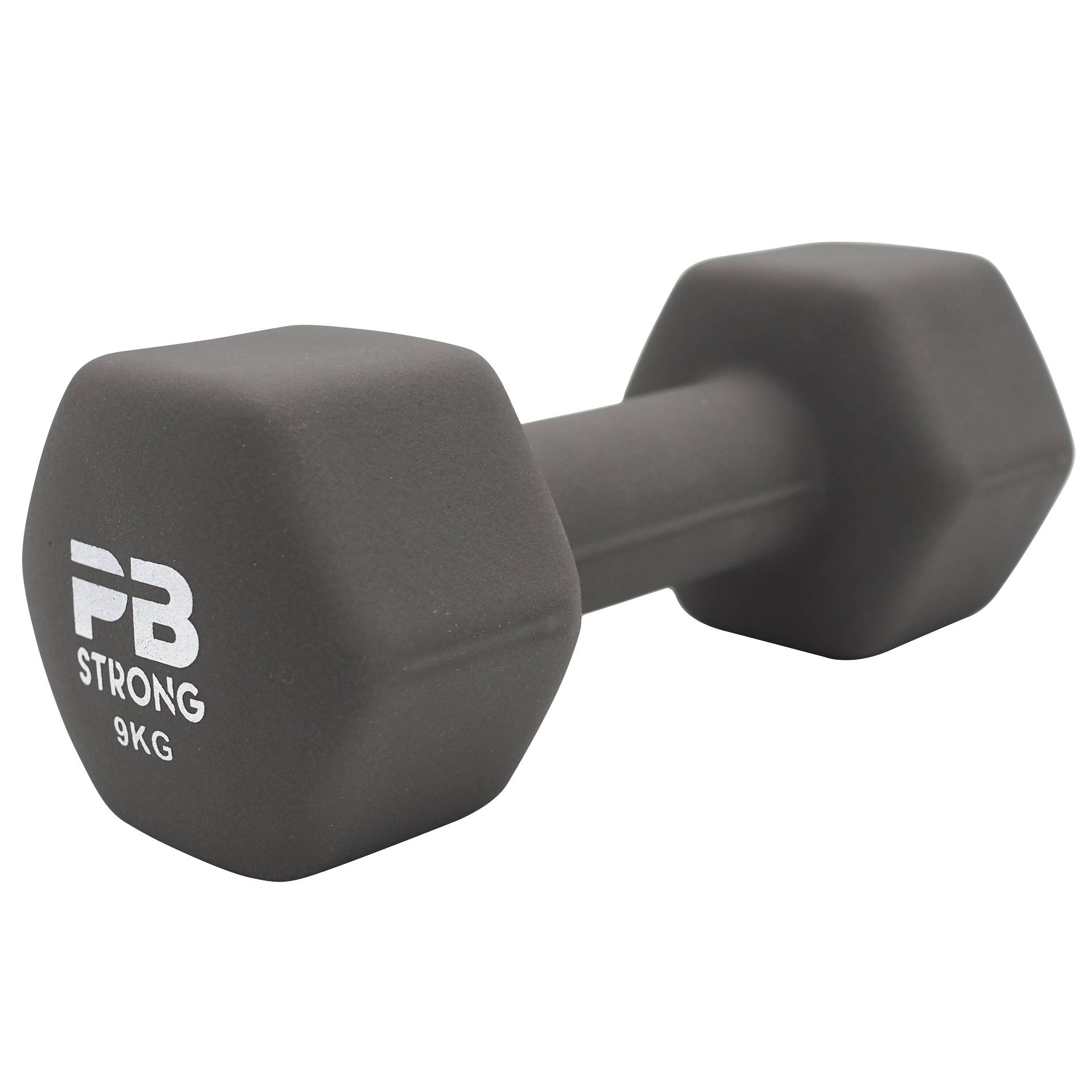 PB Strong Neopren Kurzhantel Grau (Stk) 9 kg von Perform Better