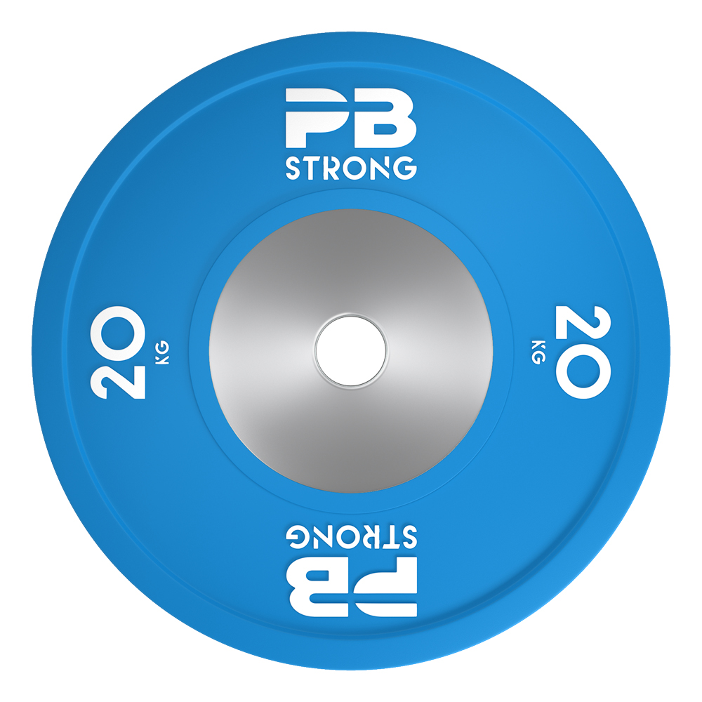 PB Strong Wettkampf Hantelscheibe (Stk) Blau 20 kg von Perform Better