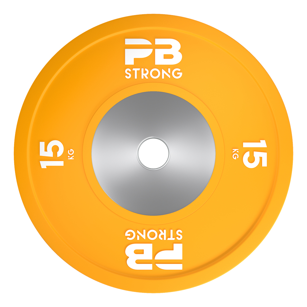 PB Strong Wettkampf Hantelscheibe (Stk) Gelb 15kg von Perform Better