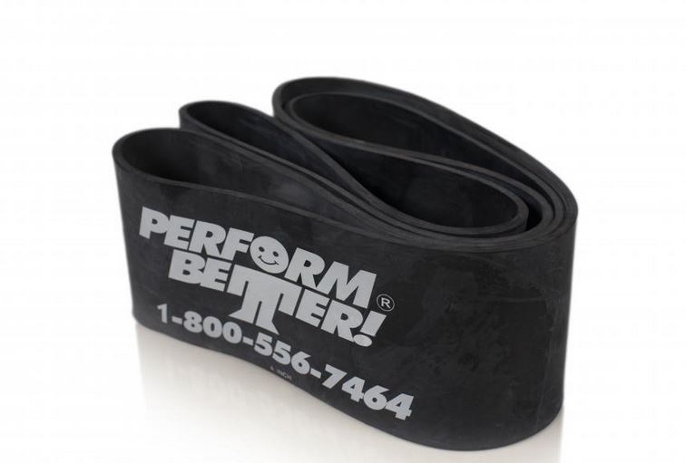 Superbands - 10 cm breit, 120 kg, schwarz (5mm dick) von Perform Better