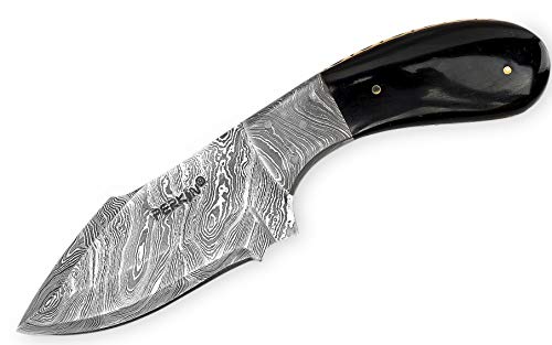 Perkin Handgemachte Messer Damastmesser Jagdmesser mit Scheide von Perkin