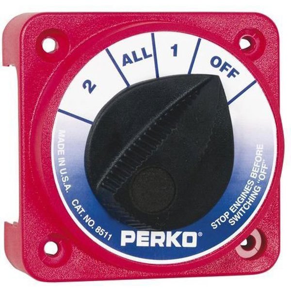 Perko Battery Switch Compact Rot von Perko