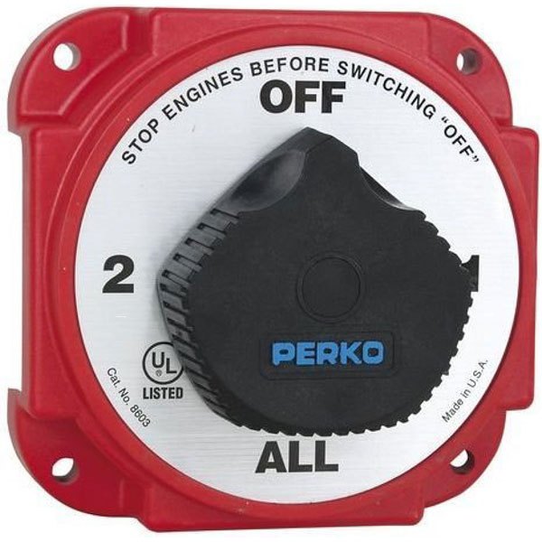 Perko Battery Switch Pk 380a Rot von Perko