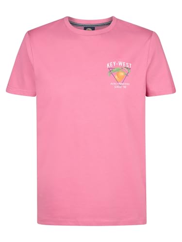 Petrol Industries - T-Shirt mit Aufdruck Seagrape Rot XXL von Petrol Industries