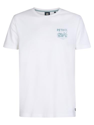 Petrol Industries - T-Shirt mit Rückenaufdruck Bayfrontstone Weiß XL von Petrol Industries