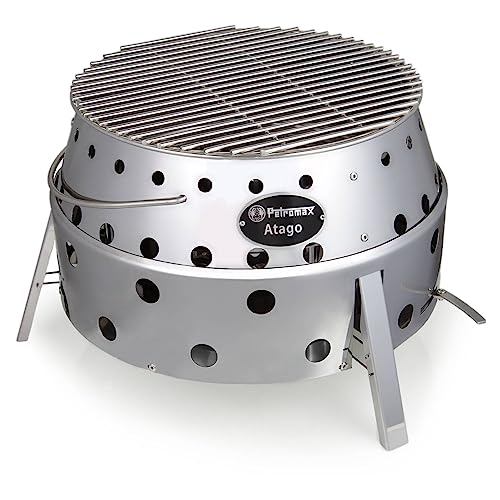 Petromax Atago - Allrounder im Grillbereich - Einsatz als Grill, Ofen oder Herd oder Feuerschale, 42 x 42 x 28 cm von Petromax