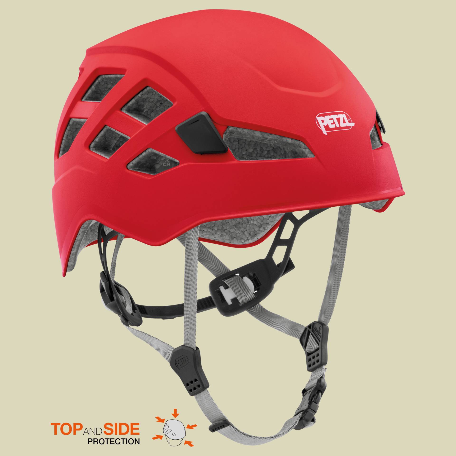 Boreo Helm Größe M/L Farbe rot von Petzl