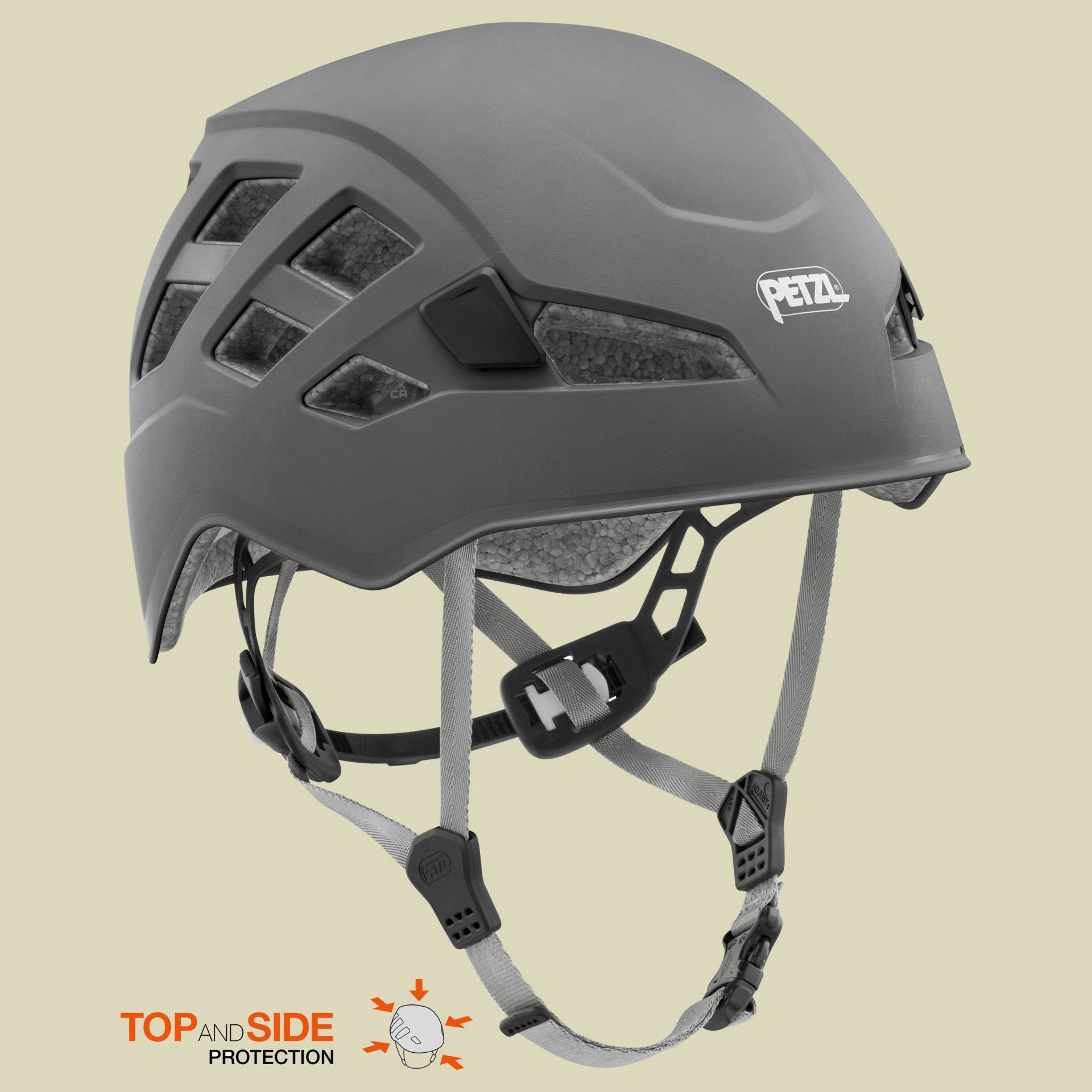 Boreo Helm Größe S/M Farbe grau von Petzl