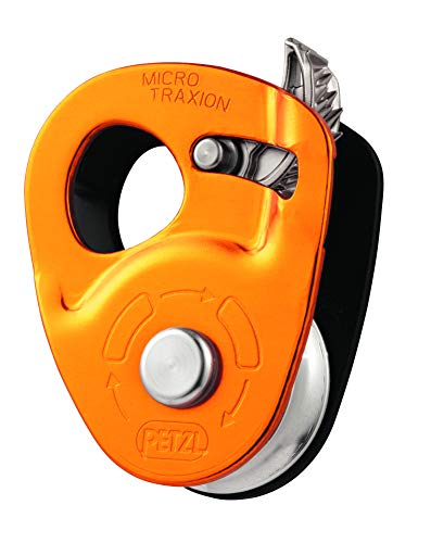 PETZL - Rolle MICRO TRAXION - Unisex, Orange, Einheitsgröße von PETZL