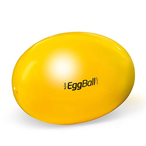 Original PEZZI Eggball Standard 45 cm gelb Sitzball Gymnastikball Pezziball von PEZZI