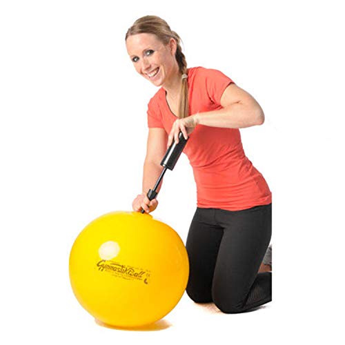Pezziball 42 cm gelb + Pumpe Therapie Reha Büro Pezzi Gymnastik Ball Sitzball von PEZZI