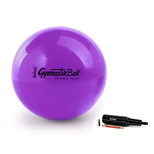 Pezzi Original Pezziball Standard 65 cm m. Pumpe Kombi Gymnastikball violett von Pezzi