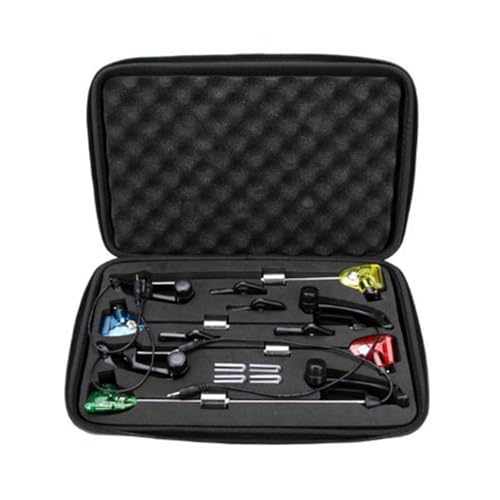 Pffiocix Fishing Bites Indicators with LED Light Carp Fishing Swinger Set LED Illuminated Swinger Fishing Tackle Easy von Pffiocix