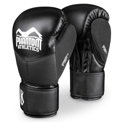 Phantom Athletics - Boxhandschuhe RIOT Pro (RIOT Pro - Schwarz, 12 Oz) von Phantom Athletics