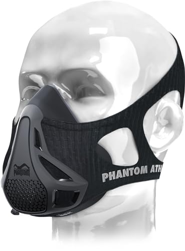 Phantom Athletics Erwachsene Training Mask Trainingsmaske - Schwarz von Phantom Athletics