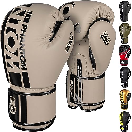 Phantom Boxhandschuhe APEX | MMA Thai Boxing Gloves | Männer (APEX - Sand, 12 Oz) von Phantom Athletics