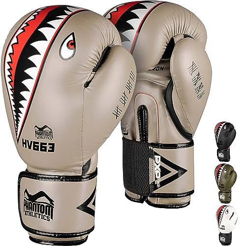 Phantom Boxhandschuhe Fight Squad | MMA Thai Boxing Gloves | Männer (Fight Squad - Sand, 16 Oz) von Phantom Athletics