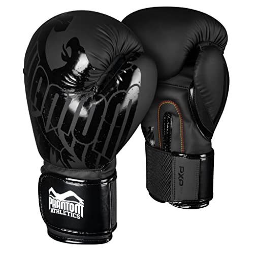 Phantom Boxhandschuhe German Eagle | MMA Muay Thai-Boxing Gloves | 10-16 oz | Männer - Schwarz von Phantom Athletics