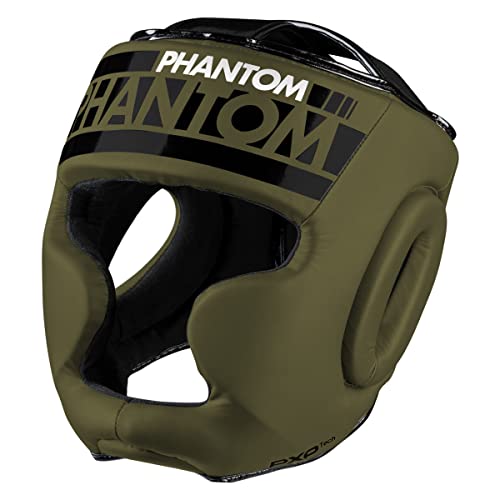 Phantom Kopfschutz APEX | Boxen MMA Muay Thai-Boxing Fighting | Herren Damen (Full Face - Army) von Phantom Athletics