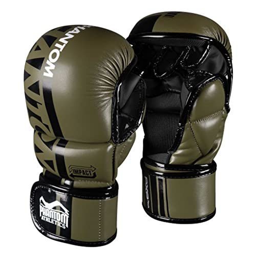 Phantom MMA Handschuhe APEX | Profi Gloves für Sparring, Fight, Boxen, Freefight (L/XL - Army Grün) von Phantom Athletics