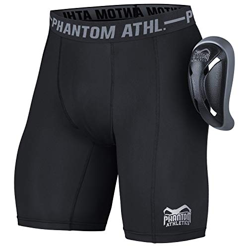 Phantom Tiefschutz - Herren Kompressions-Hose mit Cup | Kampfsport Suspensorium von Phantom Athletics