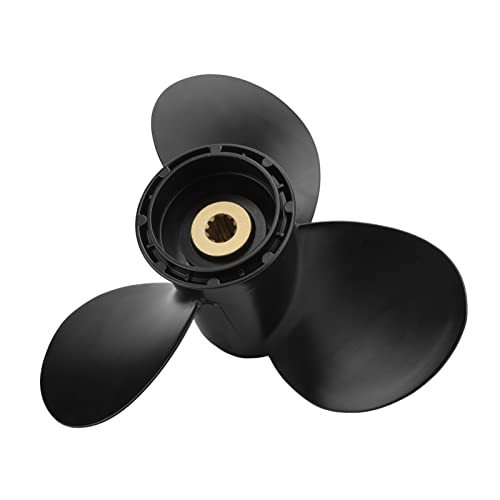 Phefop 10 Splines Zähne Meerwasser-resistente Außenbordmotor Propeller 3 Blades Boot Propeller für 8-20 PS-Motoren für 2 Geeignet von Phefop