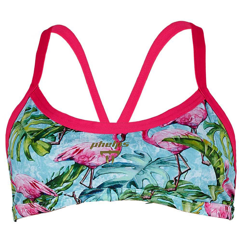 Phelps Flamingo Bikini Top Blau,Rosa FR 30 Frau von Phelps