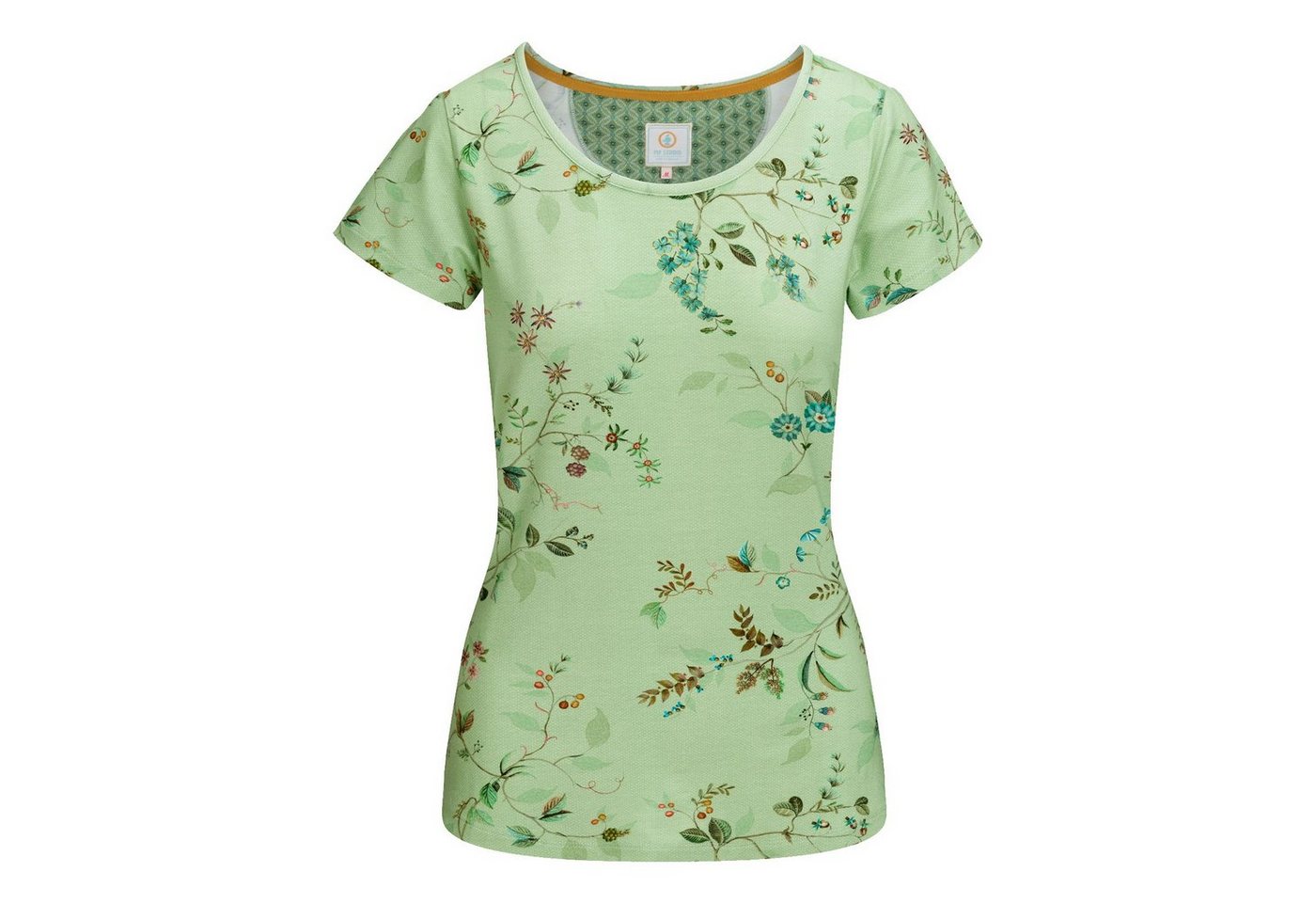 PiP Studio T-Shirt Tilly Short Sleeve Kawai Flower aus geschmeidiger Viskosemischung von PiP Studio