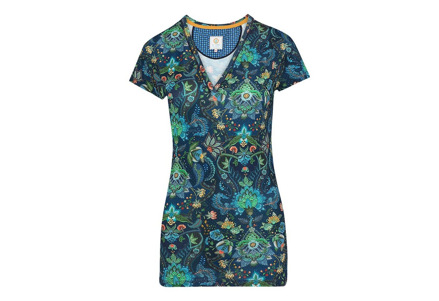 PiP Studio T-Shirt Tobia Short Sleeve Kyoto Festival aus geschmeidiger Viskosemischung von PiP Studio