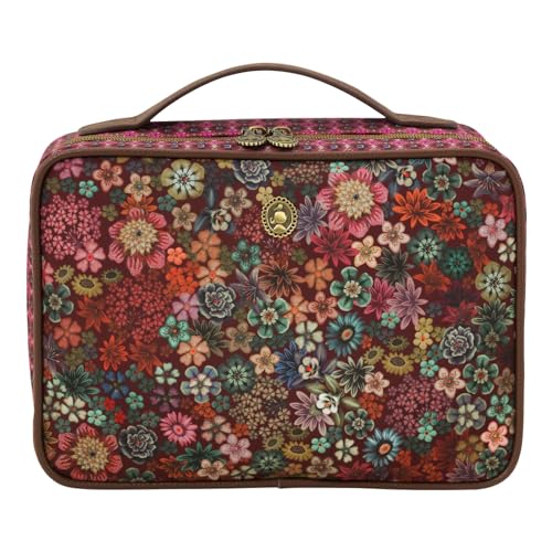 Beauty Case Square Large Tutti i Fiori Pink 27x19x10cm von PiP Studio