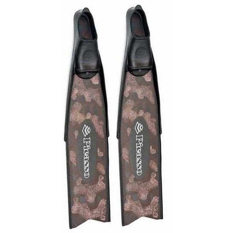 Picasso Carbon Explosion Long Spearfishing Fins Grau EU 42-44 von Picasso